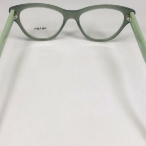 PRADA Two Tone-Green Eyeglass Frames NEW / No Case - Picture 3 of 11